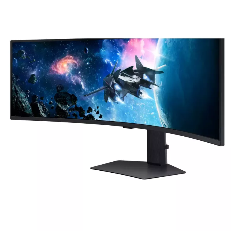 Monitor komputerowy Samsung G95C 124,5 cm (49 cali) 5120 x 1440 pikseli Dual QHD LED Czarny