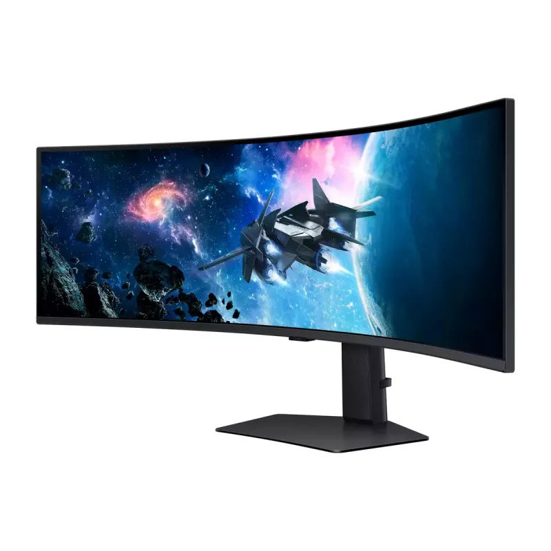Monitor komputerowy Samsung G95C 124,5 cm (49 cali) 5120 x 1440 pikseli Dual QHD LED Czarny