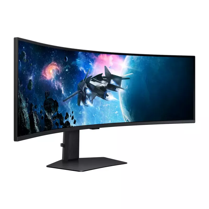 Monitor komputerowy Samsung G95C 124,5 cm (49 cali) 5120 x 1440 pikseli Dual QHD LED Czarny
