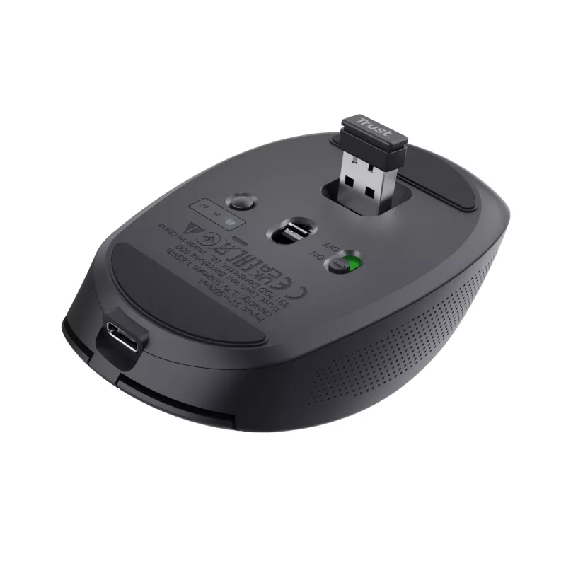Trust Ozaa mysz biurowa praworęczna RF Wireless + Bluetooth optyczna 3200 DPI