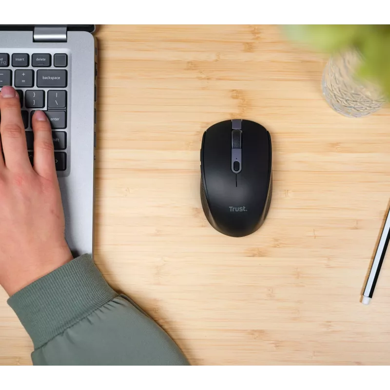 Trust Ozaa mysz biurowa praworęczna RF Wireless + Bluetooth optyczna 3200 DPI