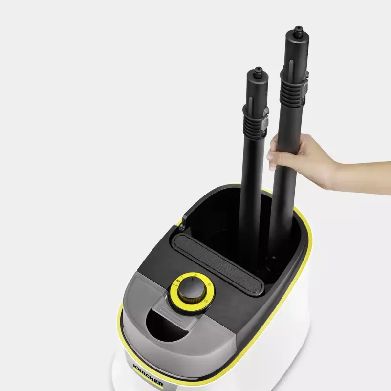 Myjka parowa cylindryczna Kärcher SC 4 Deluxe — pojemność 1,3 l, 2200 W, ciśnienie pary 4 bar