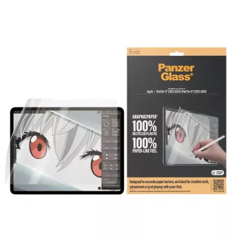 PanzerGlass® GraphicPaper® Szkło ochronne iPad Air 13'' (2024-2026) | iPad Pro 13'' (2024-2025) | Ultra-Wide Fit