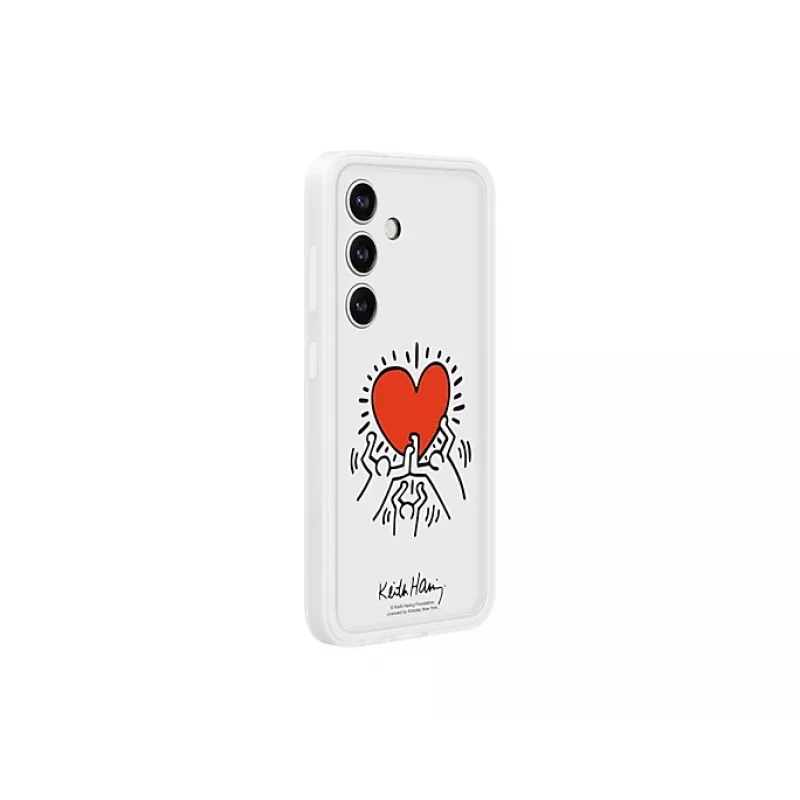 Samsung Suit etui biały, etui, Samsung, Galaxy S24, 15,8 cm (6,2 cala), czerwony, przezroczysty