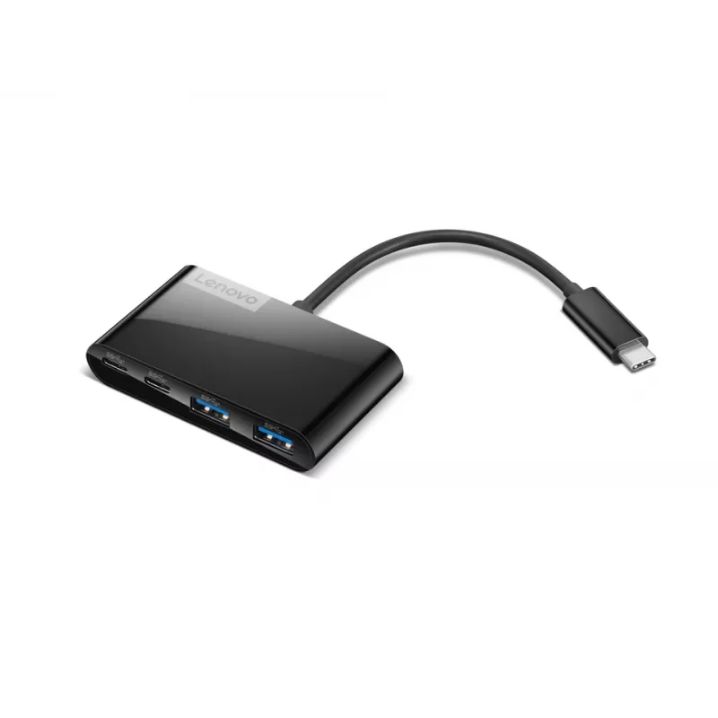 Lenovo GX91L84354 koncentrator interfejsów USB 3.2 Gen 1 (3.1 Gen 1) Type-C 625 Mbit/s Czarny