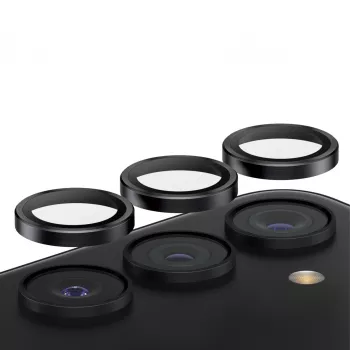 PanzerGlass ® Hoops® Osłona obiektywu aparatu Czarna Samsung Galaxy S24 | S23 | S23+