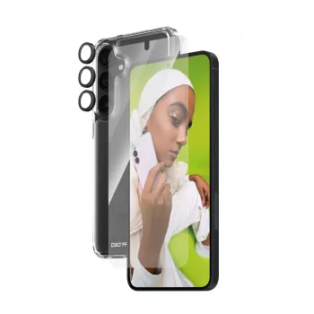 PanzerGlass ® 3-w-1 Zestaw Ochronny Samsung Galaxy S24+ | Ultra-Wide Fit z EasyAligner
