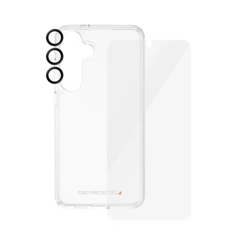 PanzerGlass ® 3-w-1 Zestaw Ochronny Samsung Galaxy S24+ | Ultra-Wide Fit z EasyAligner