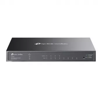 TP-Link Omada 8-portowy gigabitowy przełącznik Smart Switch z 4 portami PoE+, zarządzalny, L2/L2+, Gigabit Ethernet (10/100/1000), Power over Ethernet (PoE), montaż w szafie rack