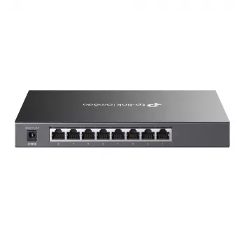 TP-Link Omada 8-portowy gigabitowy przełącznik Smart Switch z 4 portami PoE+, zarządzalny, L2/L2+, Gigabit Ethernet (10/100/1000), Power over Ethernet (PoE), montaż w szafie rack