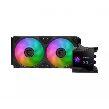 MSI MPG Coreliquid D240 Zestaw chłodzenia cieczą procesora 12 cm Czarny 1 szt.