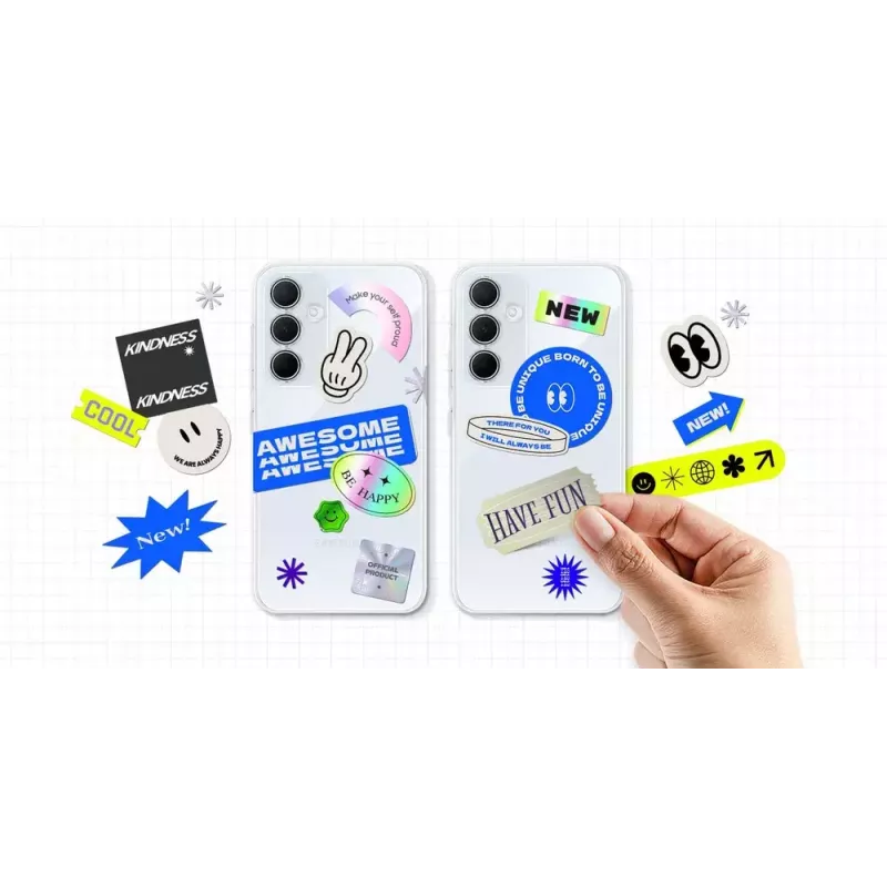Samsung EF-QA356 etui na telefon komórkowy 16,8 cm (6,6 cala) Pokrowiec Przezroczysty