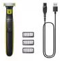 Golarka foliowa Philips Norelco OneBlade QP2724/10 — golarka foliowa, 1 ostrze, ładowanie przez USB, do użytku na mokro & sucho, zmywalna, 45 min pracy, szary/limonkowy