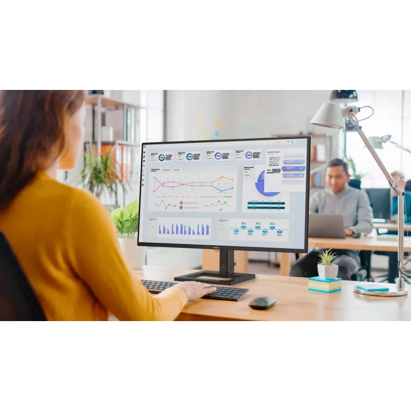 Philips 1000 series 27E1N1600AE/00 monitor komputerowy 68.6 cm (27 cali) 2560 x 1440 pikseli Quad HD LCD Czarny