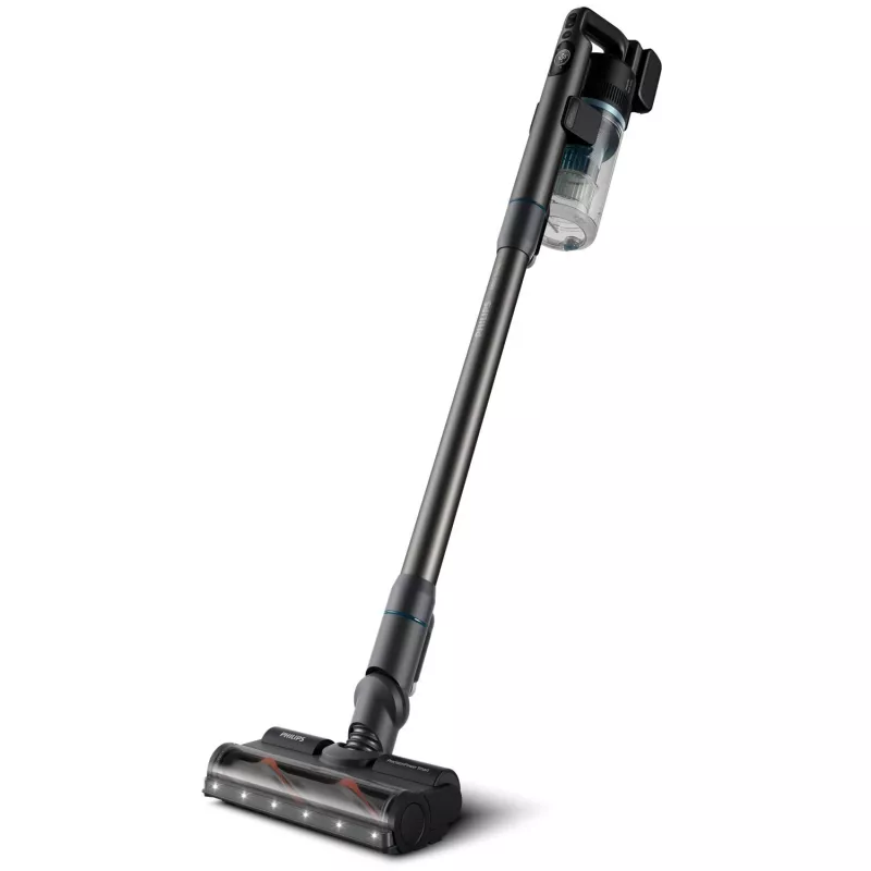 Odkurzacz pionowy bezprzewodowy Philips 8000 series XC8057/01, na sucho i mokro, cyklonowy, bezworkowy, 0,6 l, Aqua Blue/Black