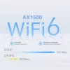 TP-Link 4G+ AX1500 Whole Home Mesh WiFi 6 Gateway, Biały, Wewnętrzny, Router Mesh, 190 m², Dwuzakresowy (2,4 GHz / 5 GHz), Wi-Fi 6 (802.11ax)