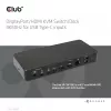 Stacja przełączająca/Dok CLUB3D DisplayPort/HDMI KVM 4K60Hz dla wejść USB typu C