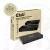Stacja przełączająca/Dok CLUB3D DisplayPort/HDMI KVM 4K60Hz dla wejść USB typu C