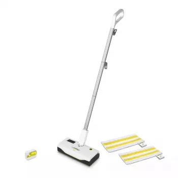 Mop parowy Karcher SC 1 UPRIGHT, zbiornik 0,2 L, 1300 W, 30 m²/h, 2,1 kg, biały/czarny