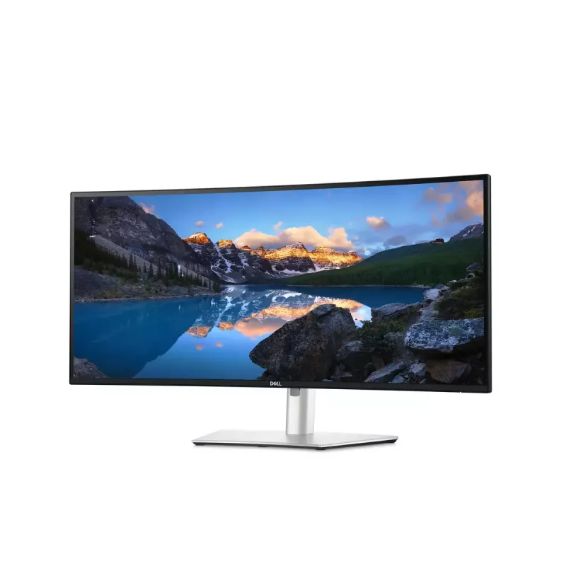 Monitor komputerowy DELL UltraSharp U3425WE 86,7 cm (34,1 cala) 3440 x 1440 pikseli Wide Quad HD LCD Czarny, Srebrny