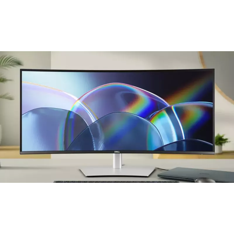 Monitor komputerowy DELL UltraSharp U3425WE 86,7 cm (34,1 cala) 3440 x 1440 pikseli Wide Quad HD LCD Czarny, Srebrny
