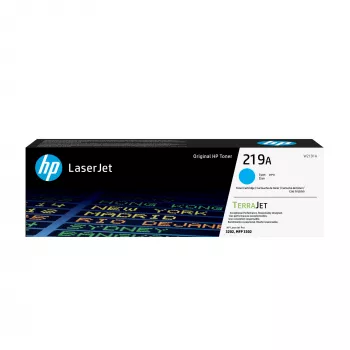 HP 219A Cyjan oryginalna kaseta z tonerem LaserJet, 1200 stron, Cyjan, 1 szt.