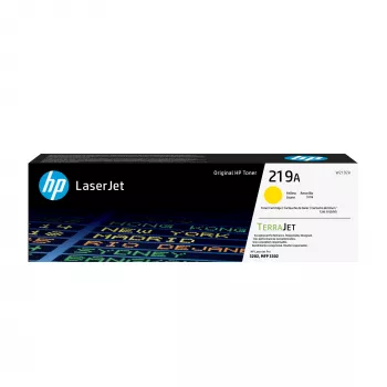 Żółty oryginalny wkład z tonerem HP 219A do LaserJet, 1200 stron, żółty, 1 szt.