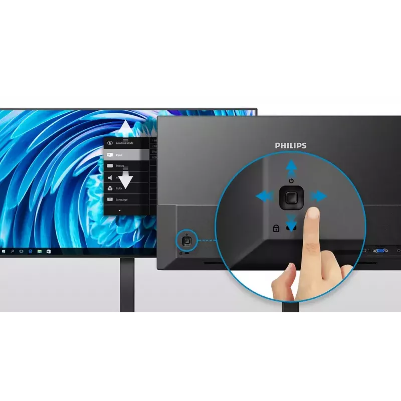 Monitor Philips 1000 series 24E1N1100A/00 23,8 cala LCD Full HD IPS, 1920×1080, 100 Hz, 4 ms, sRGB, HDMI, VGA, głośniki
