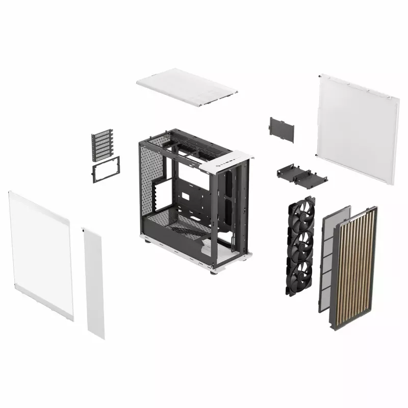 Obudowa komputerowa Fractal Design FD-C-NOR1X-04 Midi Tower Biała