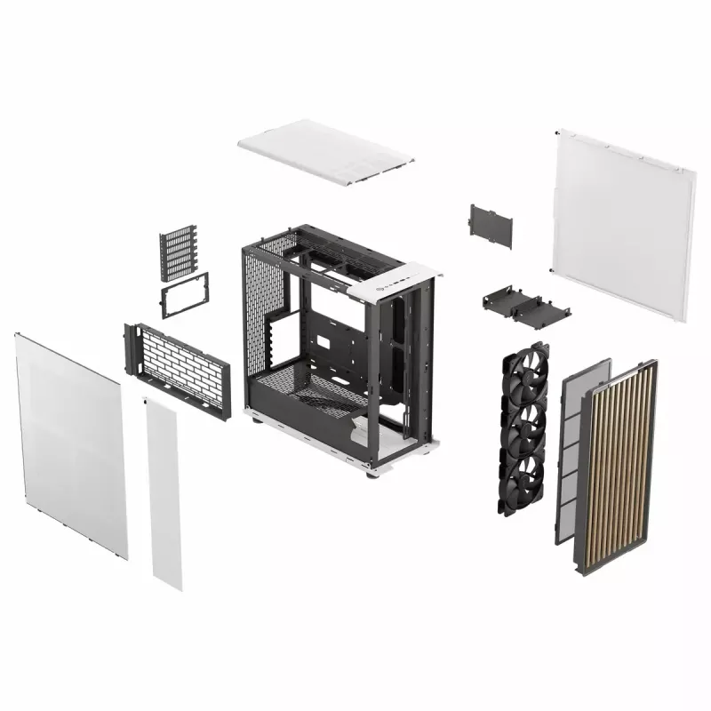Obudowa PC Fractal Design FD-C-NOR1X-03 Midi Tower biała