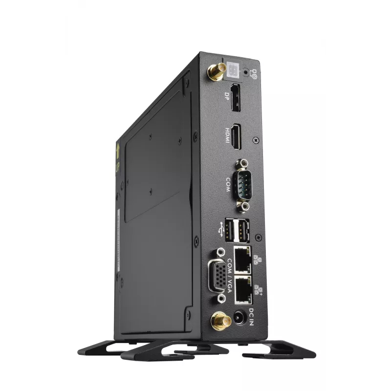Shuttle XPC slim Barebone DS50U, Intel Celeron 7305, 2x LAN (1x 2.5Gbit ,1x 1Gbit), 1xCOM,1xHDMI,1xDP, 1x VGA, bez wentylatora, praca 24/7