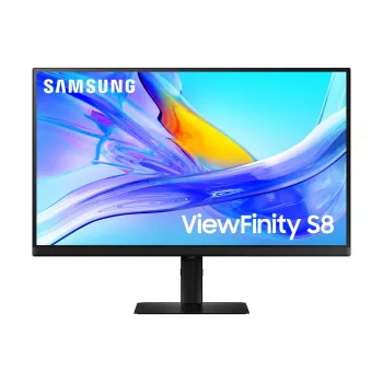 Samsung S80UD komputerowy monitor 68.6 cm (27 cali) 3840 x 2160 pikseli 4K Ultra HD LCD Czarny