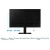 Monitor LCD Samsung S60UD 24 cali Quad HD LS24D600UAUXEN — 2560×1440, IPS, 5 ms, USB-C PD 90W, hub USB 3.2, VESA