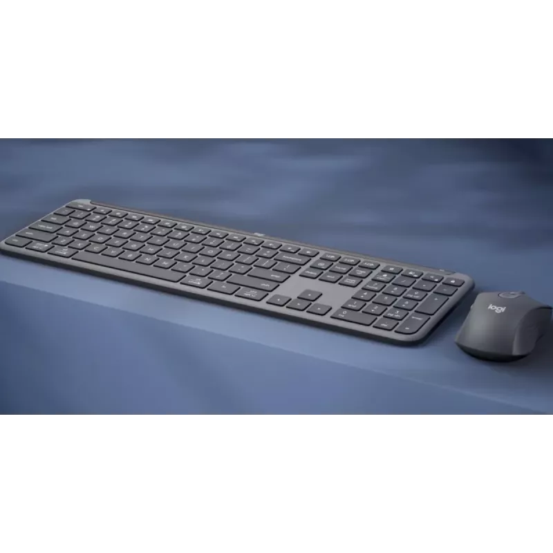 LOGITECH Signature Slim Combo Mk950 - Bezprzewodowa klawiatura i mysz - Grafit - Qwerty Grafit Dansk/ Norsk/ Svenska/ Suomalainen