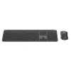 LOGITECH Signature Slim Combo Mk950 - Bezprzewodowa klawiatura i mysz - Grafit - Qwerty Grafit Dansk/ Norsk/ Svenska/ Suomalainen