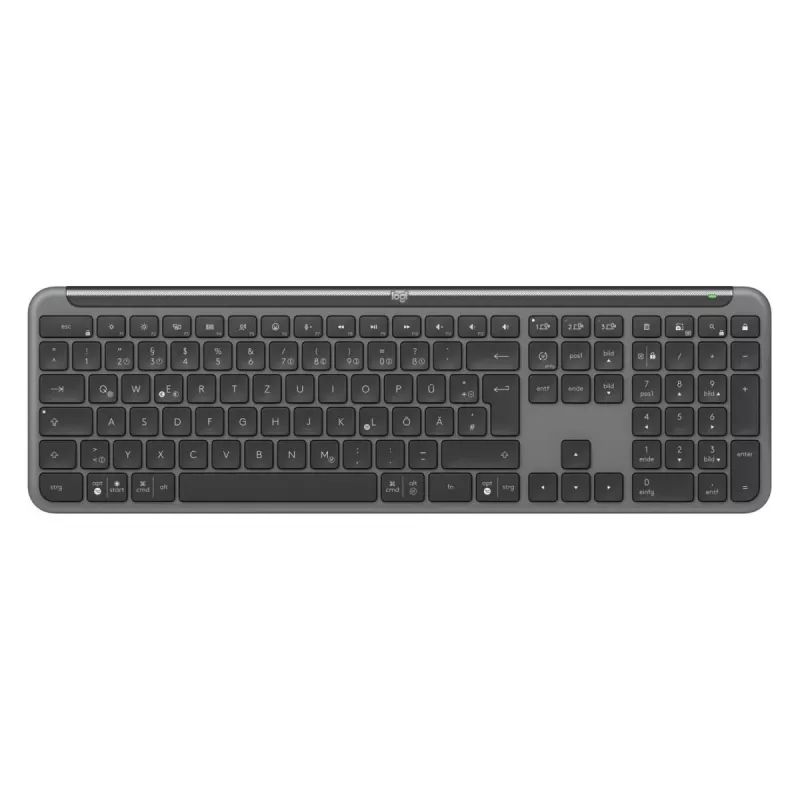 Logitech MK950 Signature for Business – Bezprzewodowa klawiatura i mysz Bluetooth QWERTZ, grafit