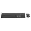 Logitech MK950 Signature for Business – Bezprzewodowa klawiatura i mysz Bluetooth QWERTZ, grafit