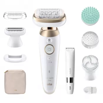 Braun Silk-epil 9 Flex SkinSpa 9-481 epilator, złoty/biały