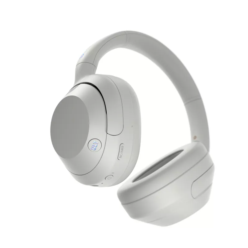 Słuchawki Sony WH-ULT WEAR monaural, przewodowe i Bluetooth 5.2, ANC, 50h odtwarzania (ANC wyłączone), ładowanie USB-C, biały