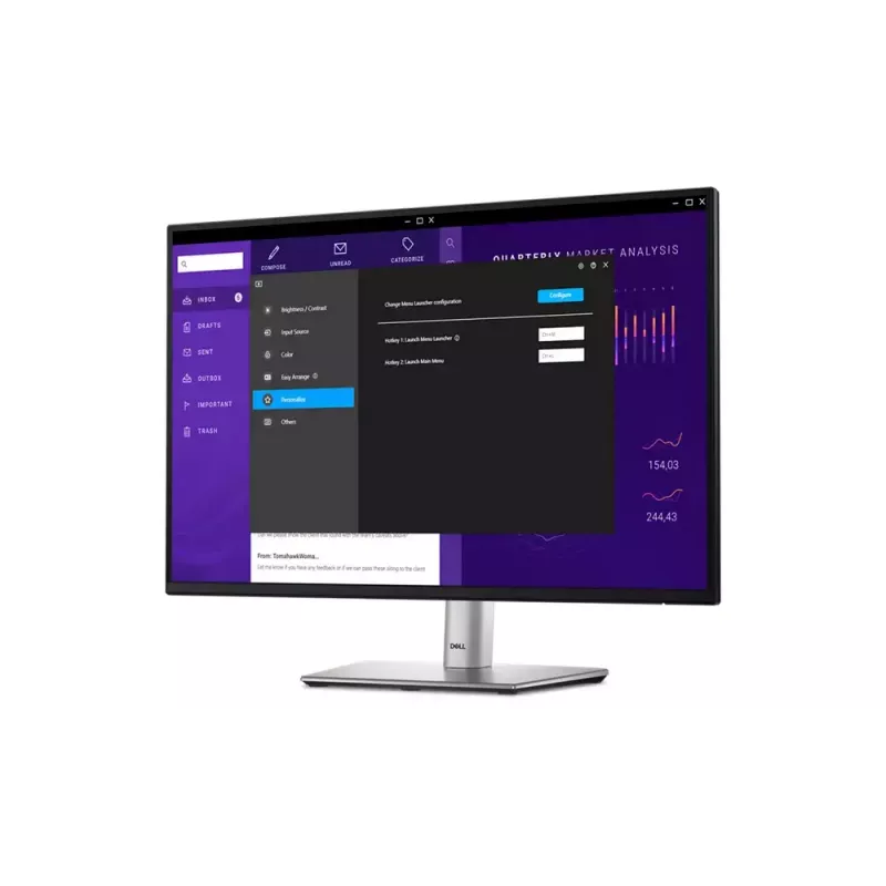 Monitor komputerowy DELL Pro Plus P2425 61,1 cm (24,1 cala) 1920 x 1200 pikseli WUXGA LCD Czarny