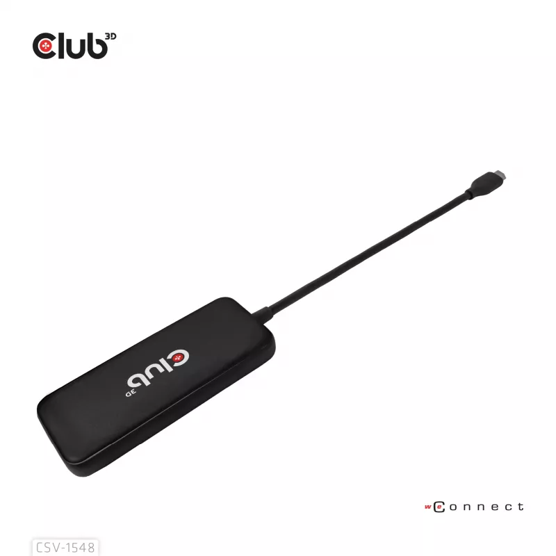 CLUB3D USB Type-C 4-portowy Hub danych 10G z ładowaniem PD3.0