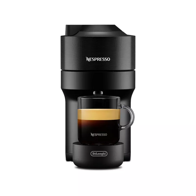 De’Longhi NESPRESSO® Vertuo Pop ENV90.B - Czarny lukrecjowy, Ekspres do kawy na kapsułki, 0,56 L, Kapsułki kawy, 1260 W, Czarny