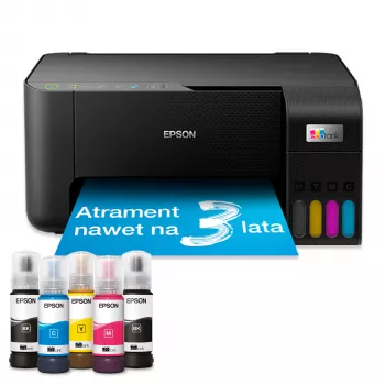 Wielofunkcyjna drukarka atramentowa Epson EcoTank L3270, A4, kolor, 5760x1440 DPI, Wi‑Fi, 33 str./min (czarny)