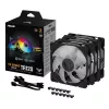 ASUS TUF GAMING TR120 ARGB 3IN1 Czarny Obudowa komputera Chłodzenie powietrzne 12 cm