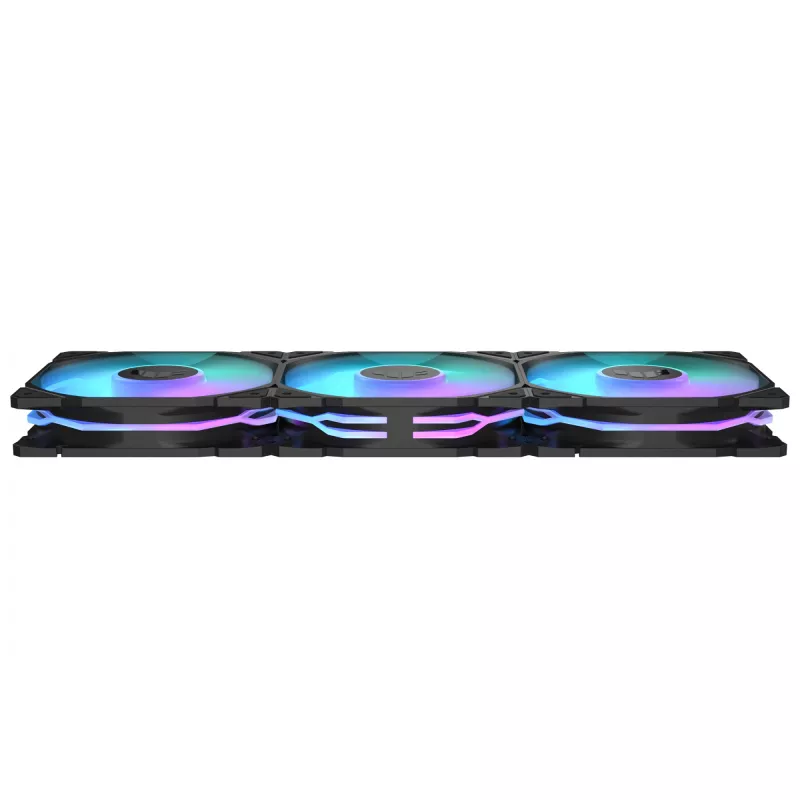 ASUS TUF GAMING TR120 ARGB 3IN1 Czarny Obudowa komputera Chłodzenie powietrzne 12 cm