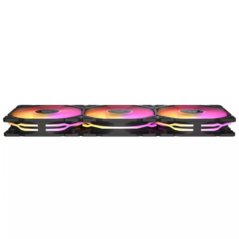 ASUS TUF GAMING TR120 ARGB 3IN1 Czarny Obudowa komputera Chłodzenie powietrzne 12 cm