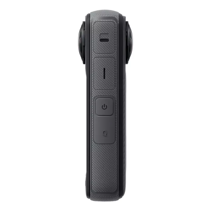 Kamera sportowa Insta360 X4 — 72 MP, 8K (7680×3840) CMOS, matryca 1/2 cala, wbudowany wyświetlacz, Wi‑Fi, 120 kl./s, MicroSD, 602 g, czarny