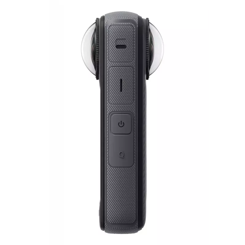 Kamera sportowa Insta360 X4 — 72 MP, 8K (7680×3840) CMOS, matryca 1/2 cala, wbudowany wyświetlacz, Wi‑Fi, 120 kl./s, MicroSD, 602 g, czarny