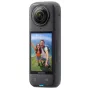 Kamera sportowa Insta360 X4 — 72 MP, 8K (7680×3840) CMOS, matryca 1/2 cala, wbudowany wyświetlacz, Wi‑Fi, 120 kl./s, MicroSD, 602 g, czarny