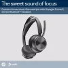 HP Poly Voyager Focus 2 Microsoft Teams Certified USB-C-C Headset +USB-C/A Adapter +Charging Stand